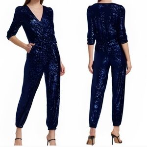 Generation Love | Meadow Navy Sequin Jumpsuit NWT
